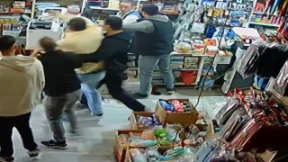 Avcılarda ‘maytap kavgası kamerada