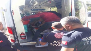Ayağını çapa makinesine kaptıran şahıs yaralandı