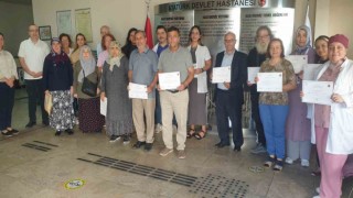 Aydın Atatürk Devlet Hastanesindeki Diyabet Okulu 2024 Ekim mezunlarını verdi