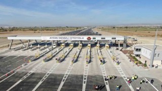 Aydın-Denizli Otoyolundan 3 günde 22 bin araç geçti