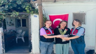 Aydın jandarması muhtarları unutmadı