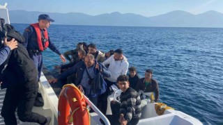 Aydında 15i çocuk 21 düzensiz göçmen kurtarıldı