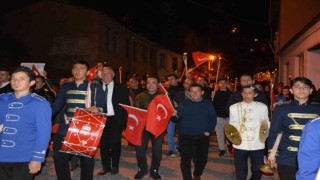Babadağda Cumhuriyet coşkusu fener alayıyla taçlandı