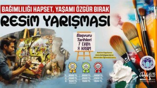 “Bağımlılığı hapset, yaşamı özgür bırak” resim yarışması başvuruları başladı