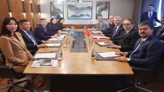 Bakan Bolat, Kazakistan Başbakan Yardımcısı ve Ulusal Ekonomi Bakanı Nurlan Baibazarov ile görüştü
