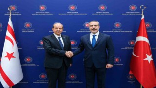Bakan Fidan, KKTC Cumhurbaşkanı Tatar ile görüştü
