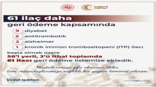 Bakan Işıkhan: “58i yerli üretim olmak üzere 61 ilacı daha geri ödeme listesine dahil ediyoruz”