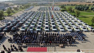 Balıkesir İl Emniyet Müdürlüğü hizmetlerinde kullanılmak üzere 204 araç alımı yapıldı
