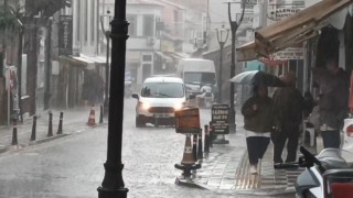 Bartında sağanak yağış devam ediyor