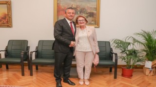 Başkan Çelik, Bozkurtun projelerini CHP lideri Özele anlattı