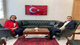 Başkan Çelik, Bozkurtun yeni Kaymakamı Özkanı ziyaret etti