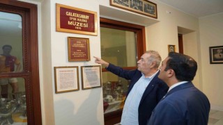 Başkan Güneyden 119. kuruluş yıl dönümünü kutlayan Galatasaraya anlamlı ziyaret