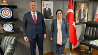Başkan İba, Vekil Yanık’ı Ziyaret Etti