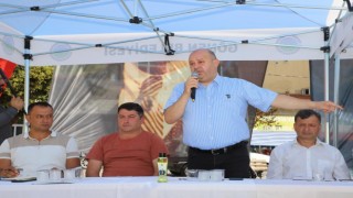 Başkan İbrahim Palaz Sarıköyde vatandaşlarla buluştu, sorunlara çözüm sözü verdi