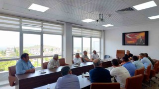 Başkan Özel, mermer sektörü temsilcileriyle bir araya geldi