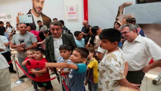 Başkan Yetişkin, Efelerin minik sanatçılarıyla buluştu