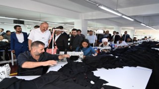 Batmanda develet desteğiyle açılan tekstil fabrikası 200 kişiye ekmek kapısı olacak