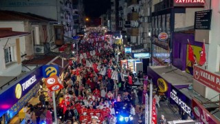 Bayraklıda Cumhuriyetin 101inci yılında büyük coşku