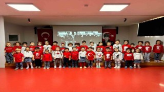 Belediye kreşlerinde Cumhuriyet Bayramı kutlaması