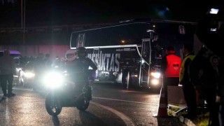 Beşiktaş kafilesi RAMS Parkta