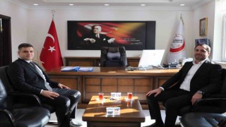 Beylikova Belediye Başkanından Kaymakam İsmail Şanala hayırlı olsun ziyareti