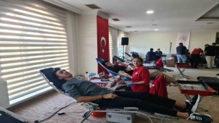 Beyşehirde öğrenciler “Bir kan, bir can” dedi