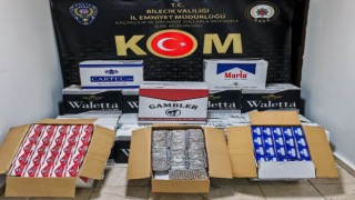Bilecikte 207 bin 460 adet dolu makaron ele geçirildi