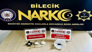Bilecikte şehirler arası seyahat üzerinde uyuşturucu madde ederken yakalandı