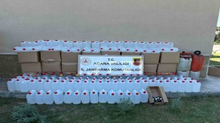 Bin 475 litre kaçak alkol ele geçirildi
