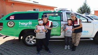 Bingölde anaokulu öğrencileri Jandarma Komutanlığını gezdi