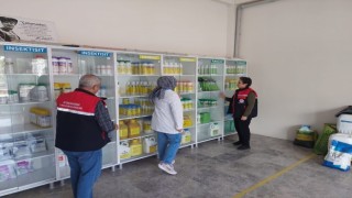 Bitki koruma ürünü bayilerinde denetim yapıldı
