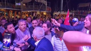 Bodrumda 29 Ekim kutlamasında gerginlik