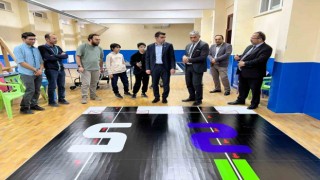 Bozkırda yarışmaya katılacak robotlar hazır