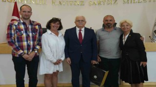 Burhaniye de Kardeş Şehir ziyareti