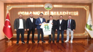 Bursaspor Yönetiminden Başkan Aydına ziyaret
