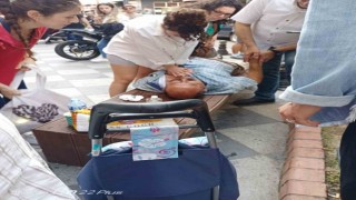Cadde ortasında kalp krizi geçiren vatandaşa ilk müdahale hemşirelerden