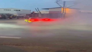 Cadde üzerinde drift kamerada