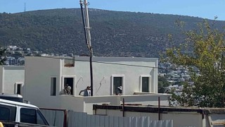 Çalışmayı zabıta ekipleri durdurdu