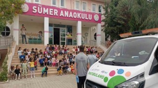 Çocuklar patibulans ile tanıştı