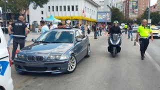 Çorumda polis ekiplerinin şok uygulamaları sürüyor