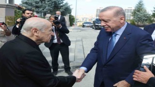 Cumhurbaşkanı Erdoğan, MHP Lideri Bahçeli ile bir araya geldi