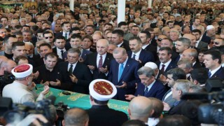 Cumhurbaşkanı Erdoğan, Recai Kutanın cenaze törenine katıldı