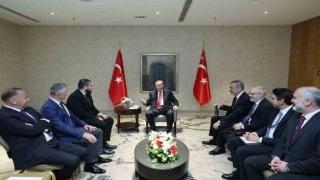Cumhurbaşkanı Erdoğan, Sırbistanda Sancaklı liderlerle görüştü