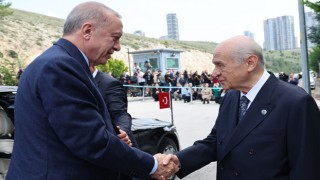 Cumhurbaşkanı Erdoğan ve MHP Lideri Bahçeli Bir Araya Geldi
