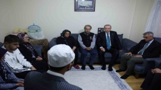 Cumhurbaşkanı Erdoğandan AK Partili Önderoğlunun ailesine taziye ziyareti