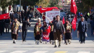 Cumhuriyetin 101inci yılı Burdurda coşkuyla kutlandı
