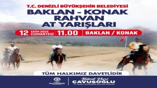 Denizli Büyükşehir ilk kez rahvan at yarışları heyecanını yaşatacak