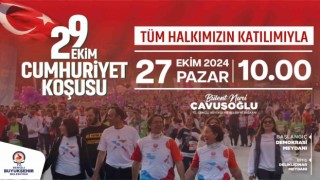 Denizlide Cumhuriyet Koşusu heyecanı