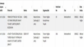 Denizlide iki firmanın zeytinyağına farklı yağ karıştırdığı belirlendi