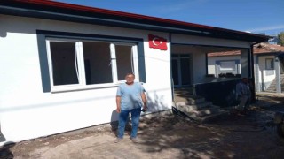 Develide ağır hasarlı evin yerinde dönüşümü sağlandı